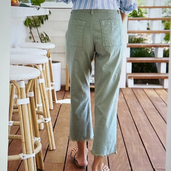 Frank & Eileen Kinsale pants - sage, size 8 - Picture 2 of 6